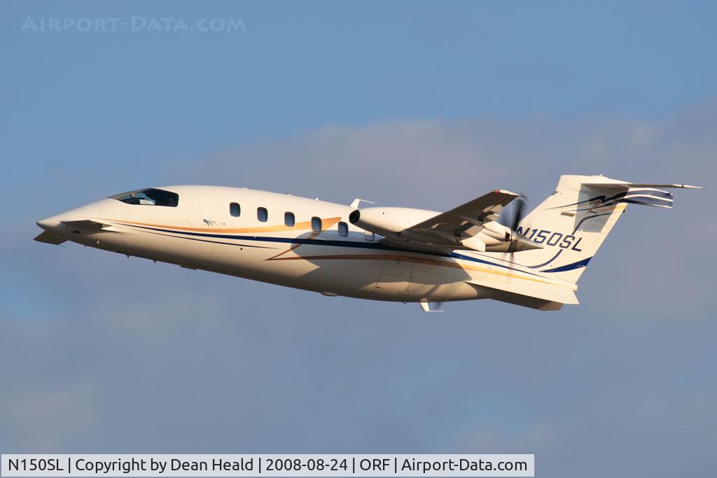 N150SL, 2005 Piaggio P-180 Avanti C/N 1111, Avantair's 2005 Piaggio P180 Avanti N150SL (FLT VNR150) climbing out from RWY 5 enroute to Westchester County (KHPN) - White Plains, NY.