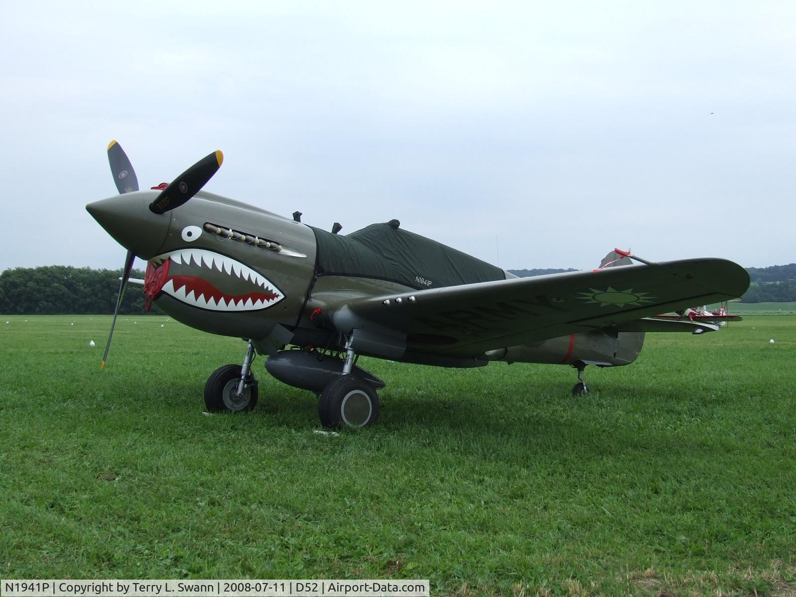 N1941P, 1941 Curtiss P-40E C/N 1025, At Geneseo Airshow 2008