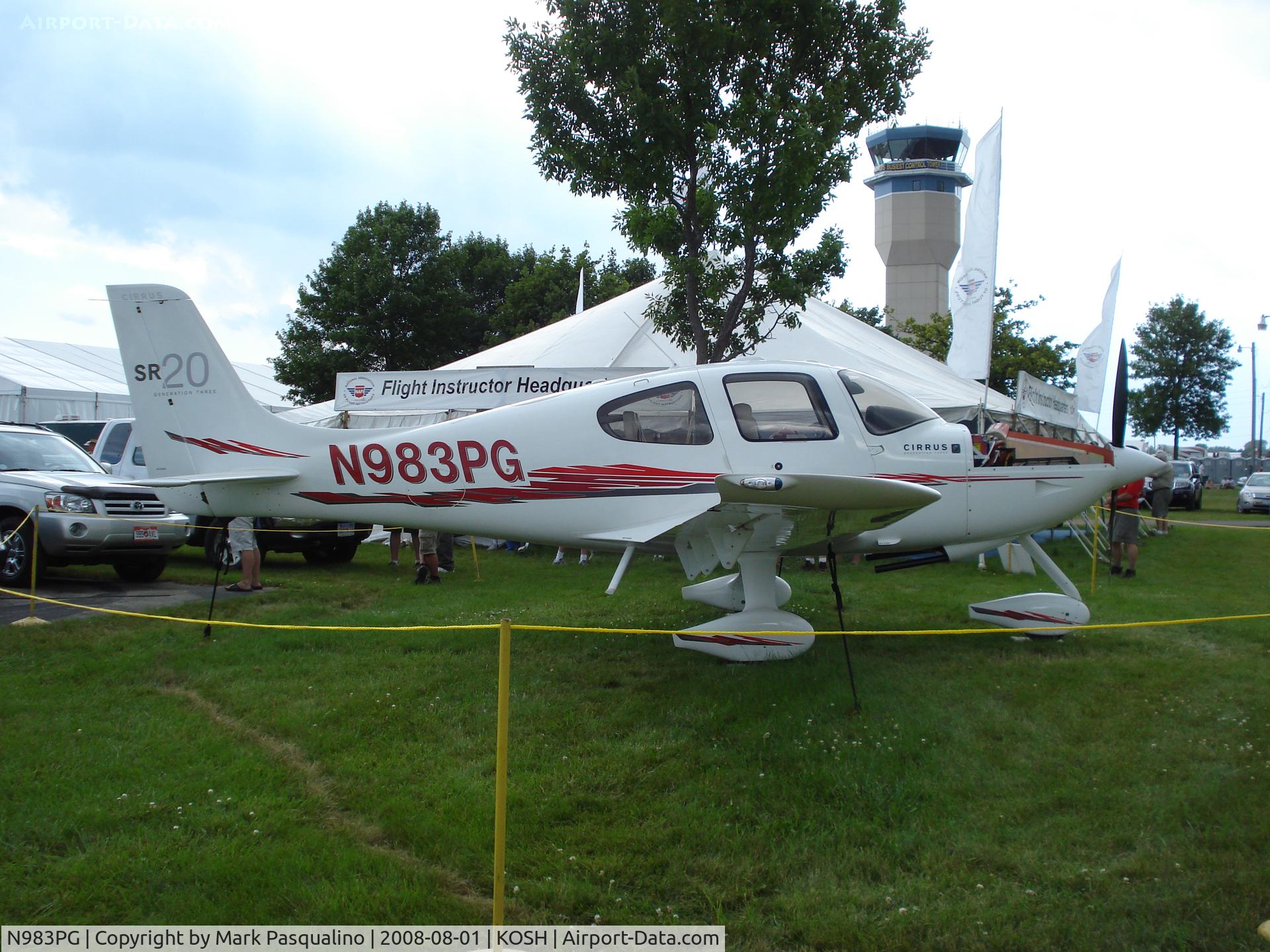 N983PG, 2008 Cirrus SR20 C/N 1958, SR20