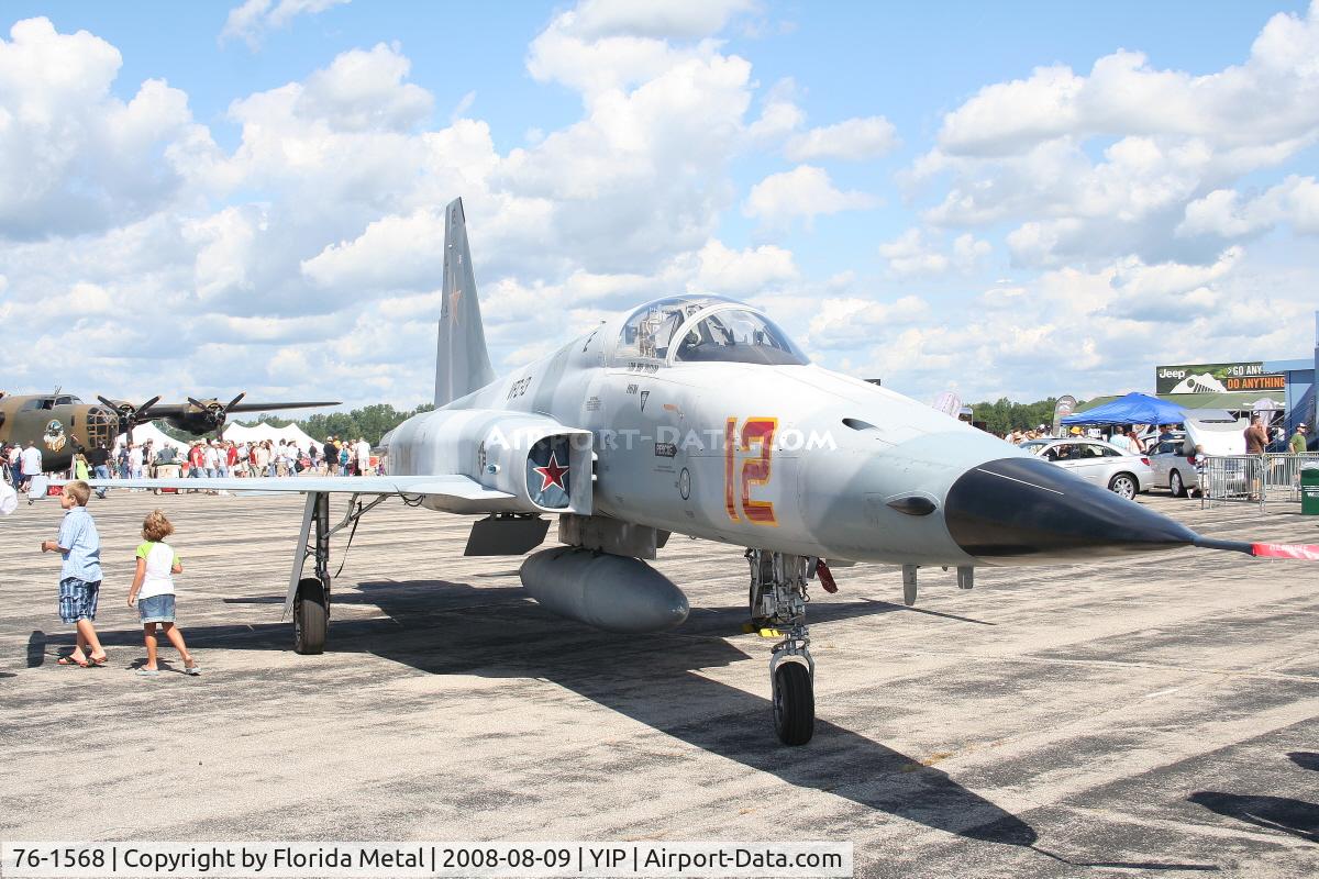 76-1568, 1976 Northrop F-5E Tiger II C/N L.1043, F-5 Tiger in aggressor colors