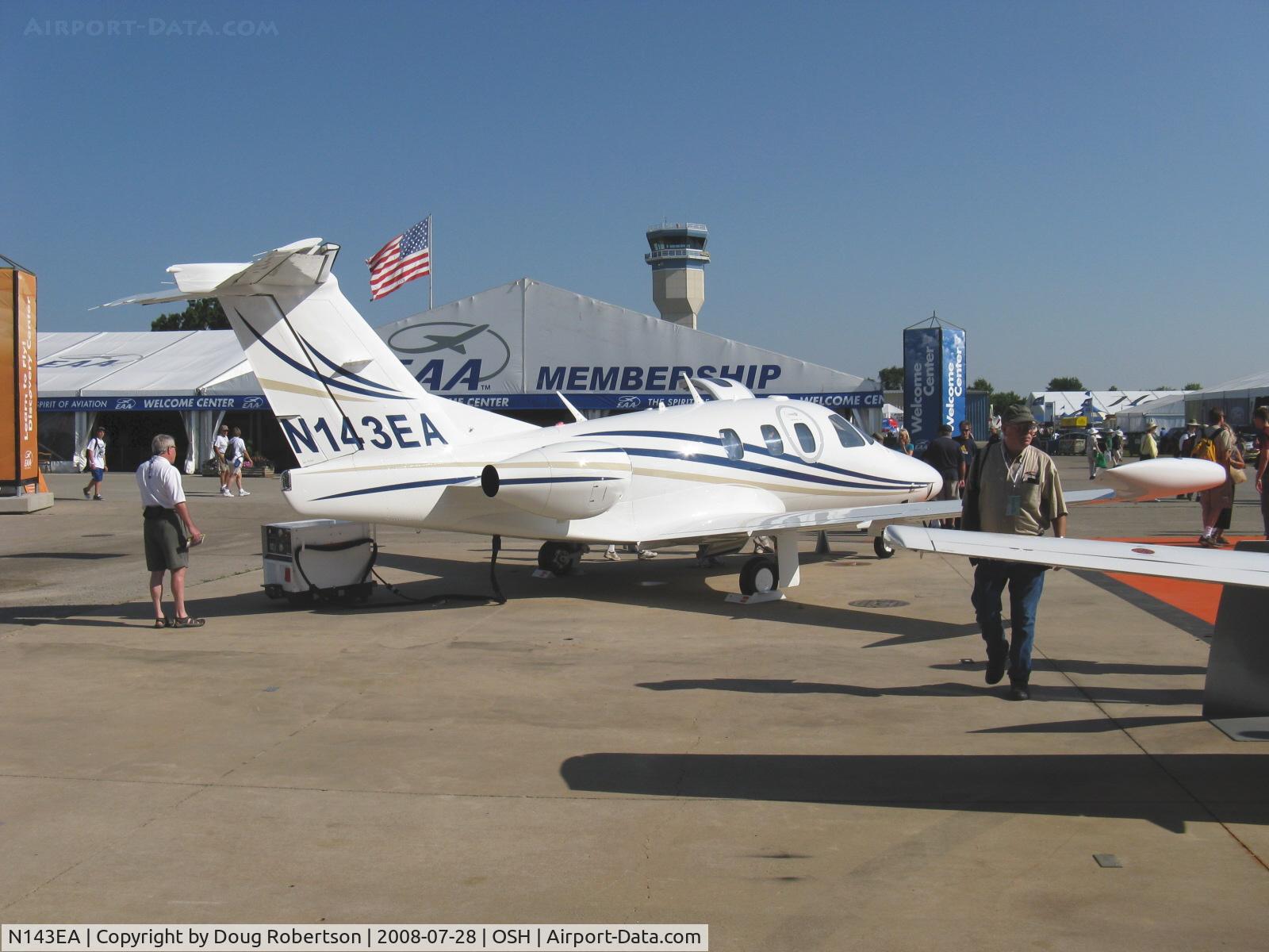 N143EA, 2008 Eclipse Aviation Corp EA500 C/N 000266, Eclipse Aviation Corp. Eclipse EA500, two P&W(C) PW610F-A 900 lb st turbofans