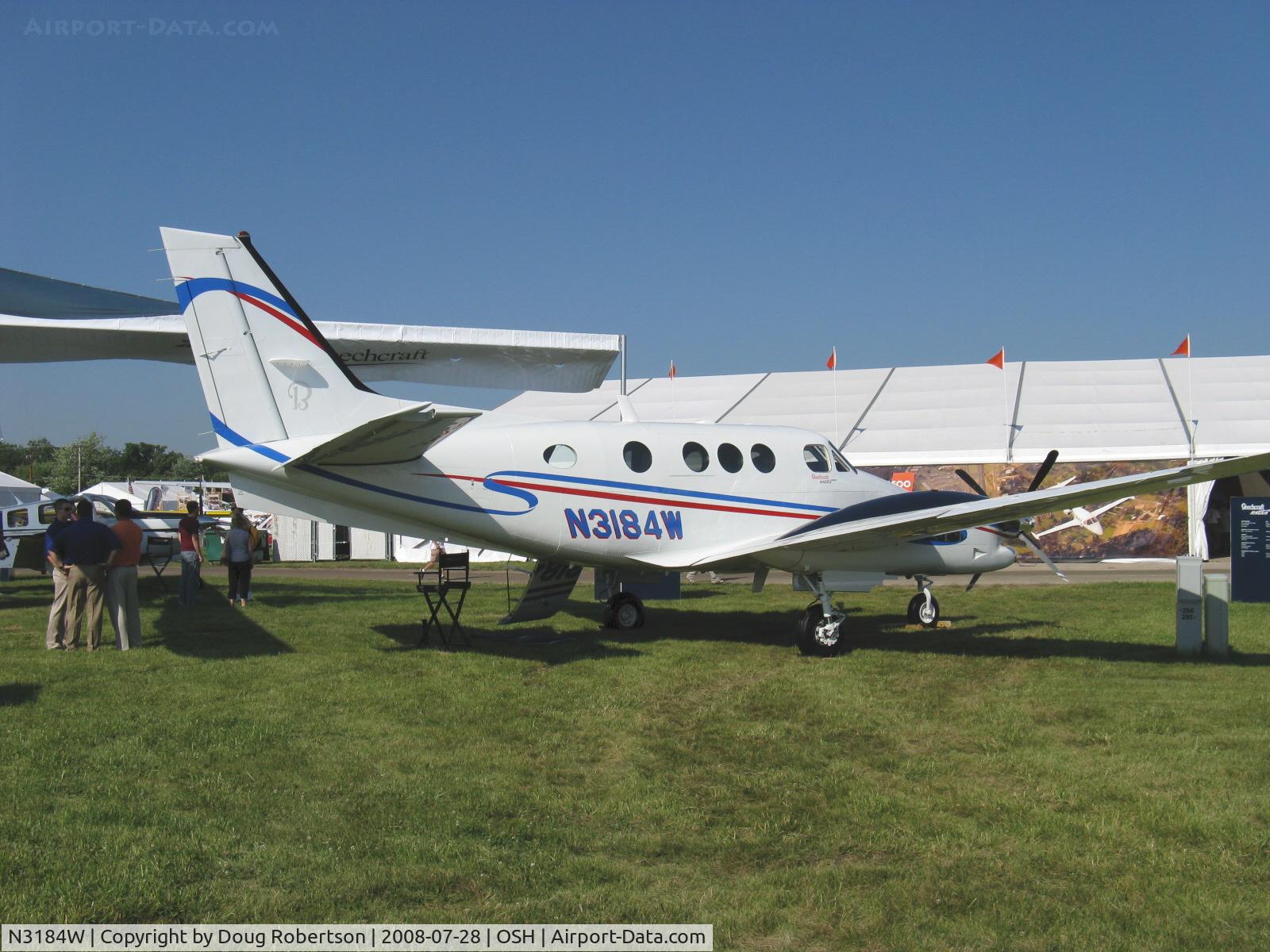 N3184W, 2008 Hawker Beechcraft C90GTI King Air C/N LJ-1884, 2008 Hawker Beechcraft C90 GTI KING AIR, two P&W(C) PT6A-135A turboprops 750 shp flat rated at 550 shp each