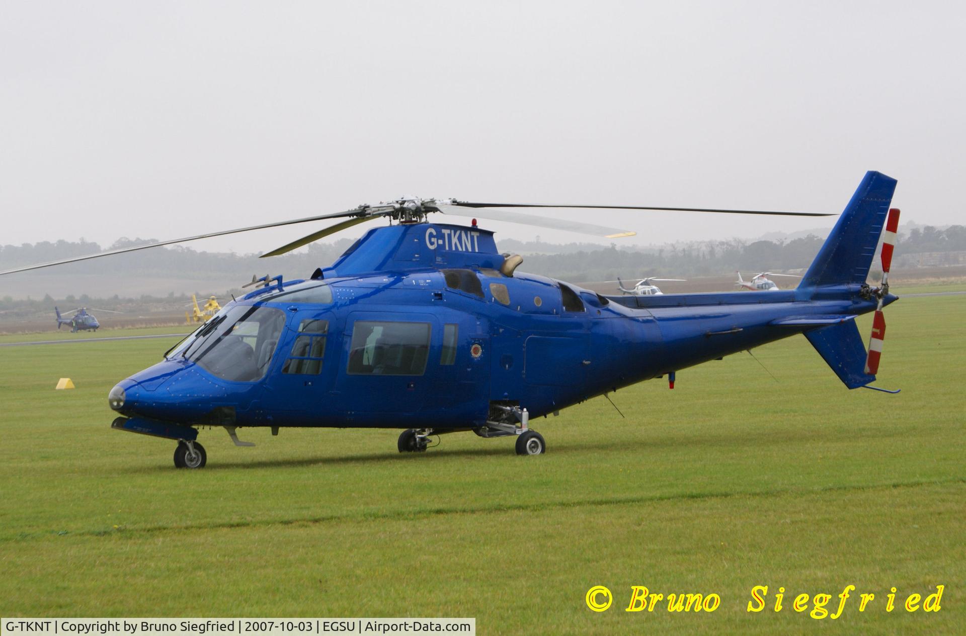 G-TKNT, 1985 Agusta A-109A-2 C/N 7325, Duxford Helitech