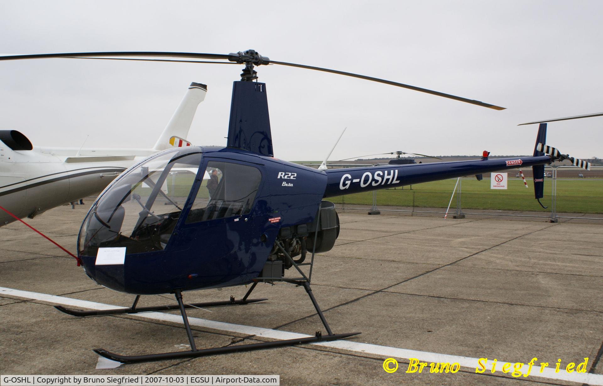 G-OSHL, 1989 Robinson R22 Beta C/N 1000, Duxford Helitech