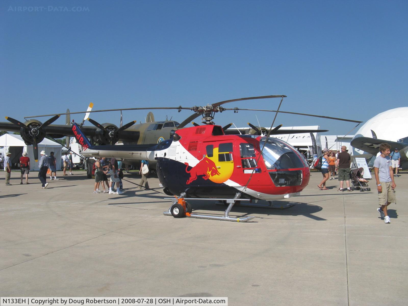 N133EH, 1982 MBB Bo-105CBS-4 C/N S-598, 1982 Messerschmitt-Bolkow-Blohm Gmbh BO105 CBS4, CBS version 10 inch longer fuselage, two Rolls-Royce Allison 250-C20B 420 shp turboshafts, only helo with FAA unlimited aerobatics approval (except outside loops)-of Red Bull. Experimental class