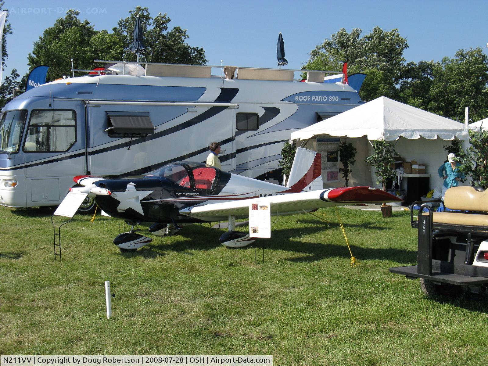 N211VV, 2005 Indus Aviation T-211 Thorpedo C/N 017S, 2005 Indus Aviation Inc. T-211 THORPEDO S-LSA, Jabiru 3300 120 Hp. Indus also makes a production certificated version of John Thorp's 1946 design model 211 Sky Skooter with Continental O-200 100 Hp