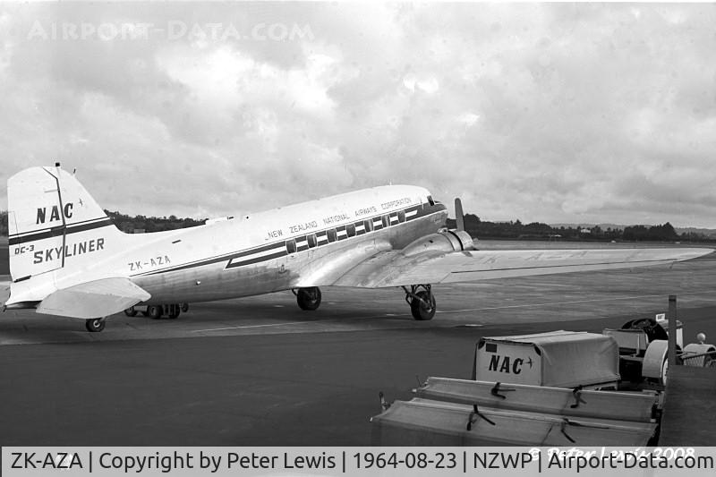 ZK-AZA, 1944 Douglas C-47B-20-DK Skytrain C/N 27144, NZ National Airways Corp., Wellington