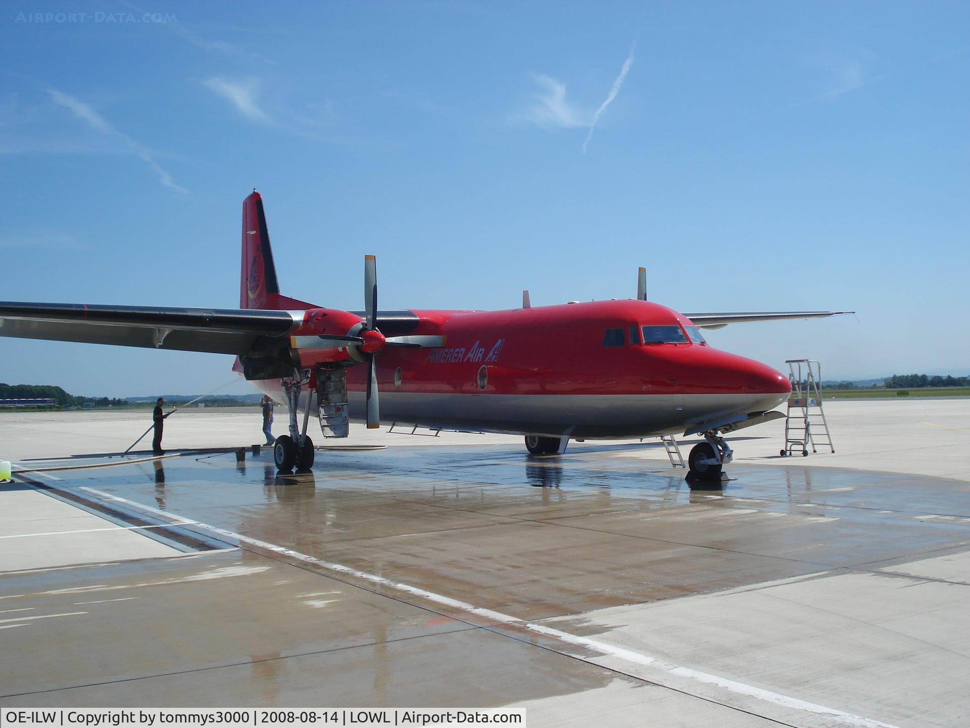 OE-ILW, 1985 Fokker F-27-500 Friendship C/N 10681, Fokker Aircraft B.V. F27 Mk 500