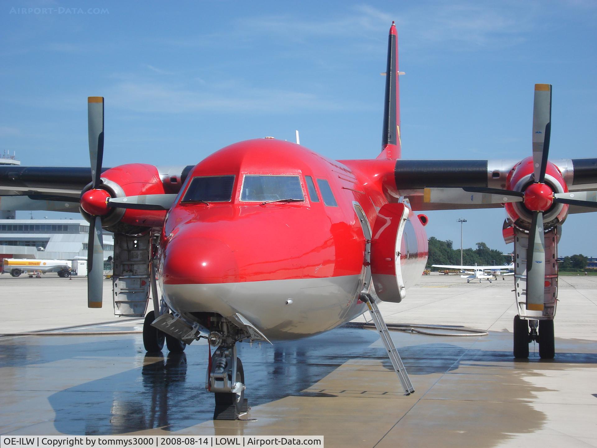 OE-ILW, 1985 Fokker F-27-500 Friendship C/N 10681, Fokker Aircraft B.V. F 27 Mk 500