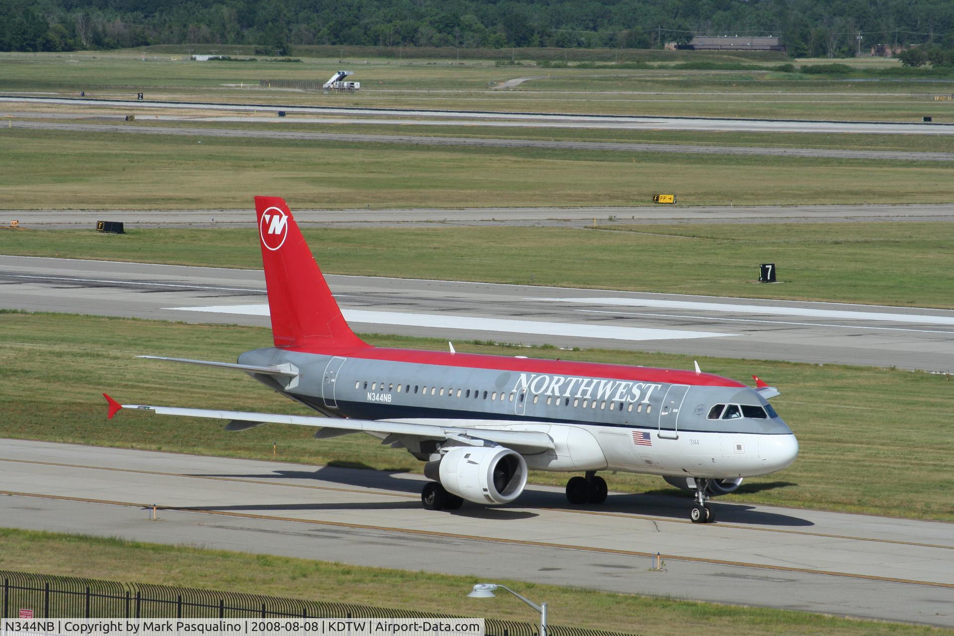 N344NB, 2002 Airbus A319-114 C/N 1766, Airbus A319