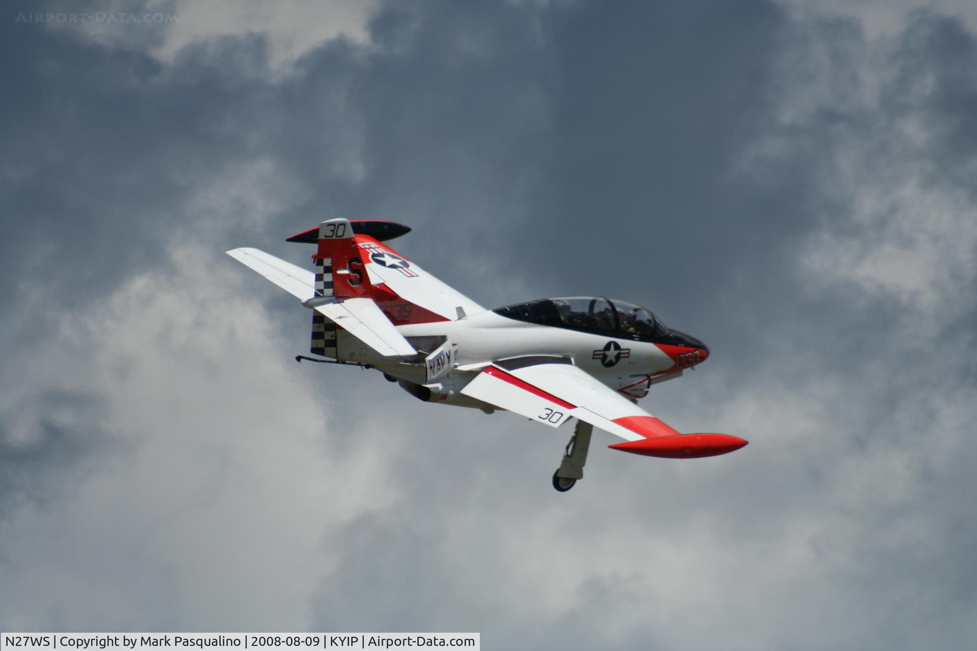 N27WS, North American T-2B Buckeye C/N 310-30, North American T-2B