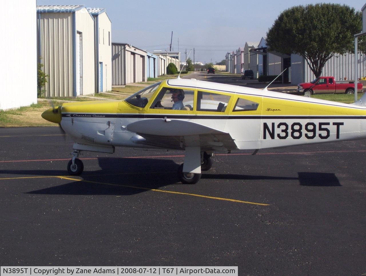 N3895T, 1967 Piper PA-28R-180 Cherokee Arrow C/N 28R-30224, EAA Young Eagles Ulster Project 2008 volunteer