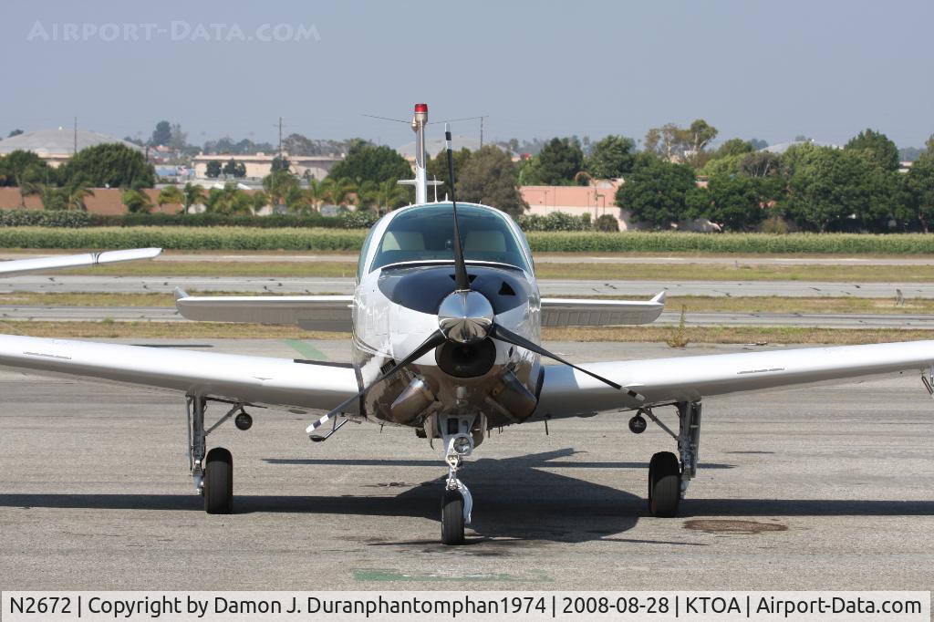 N2672, 1991 Beech A36 Bonanza 36 C/N E-2672, taken at TOA