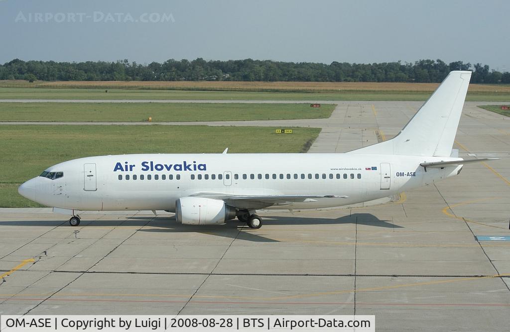 OM-ASE, 1987 Boeing 737-306 C/N 23545, Air Slovakia