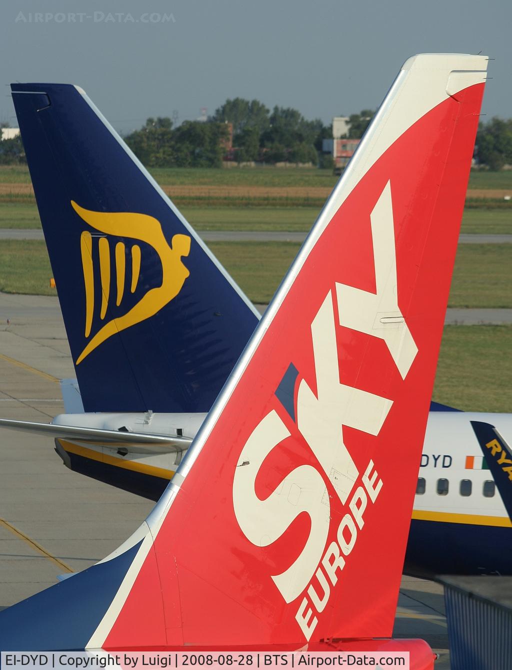 EI-DYD, 2008 Boeing 737-8AS C/N 33632, Ryanair