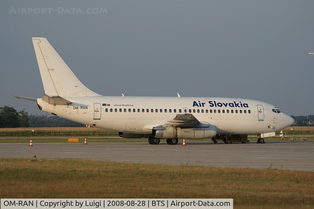 OM-RAN, 1985 Boeing 737-230 C/N 23156, Air SLOVAKIA
