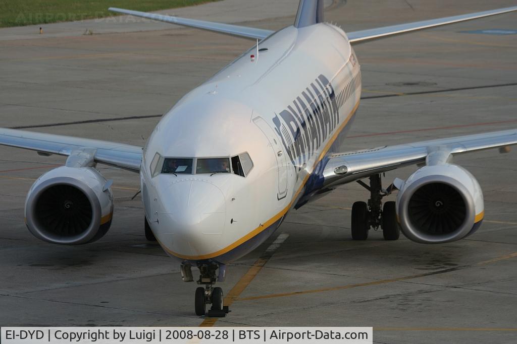 EI-DYD, 2008 Boeing 737-8AS C/N 33632, Ryanair