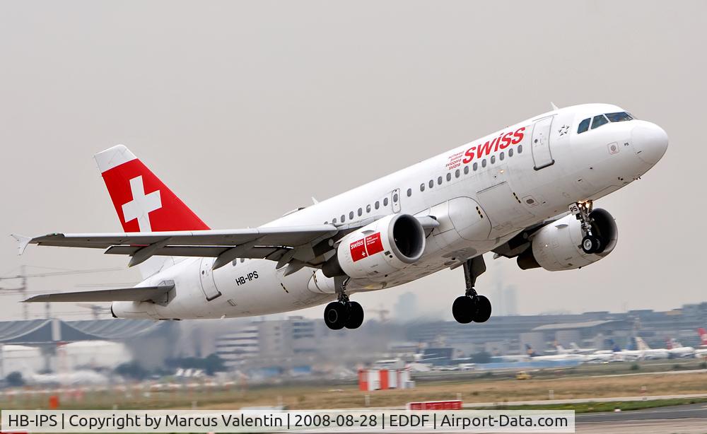 HB-IPS, 1997 Airbus A319-112 C/N 734, Frankfurt Main Germany