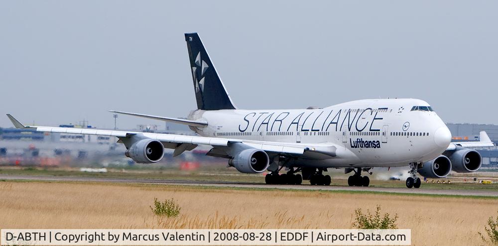 D-ABTH, 1991 Boeing 747-430M C/N 25047, Runway West Line up