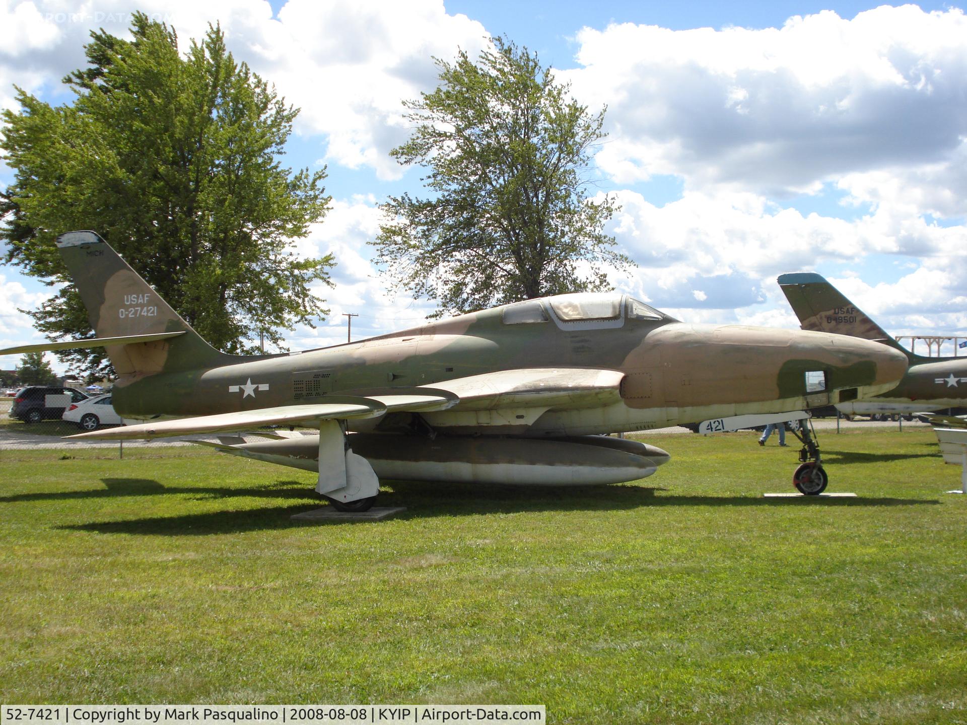 52-7421, 1955 Republic RF-84F Thunderflash C/N 52-7346, Republic RF-84F