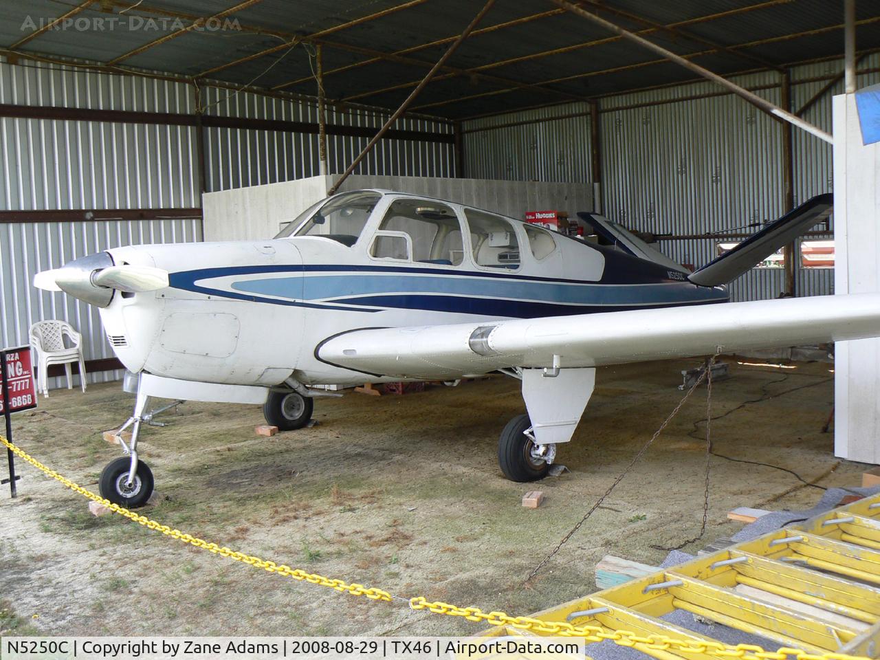 N5250C, 1950 Beech B35 C/N D-2642, At Blackwood Airpark