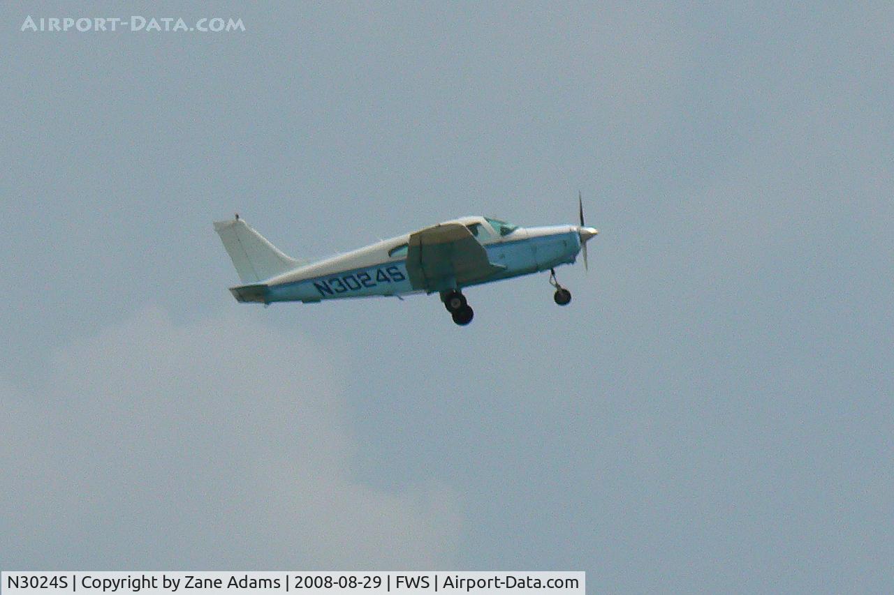 N3024S, 1979 Piper PA-28-161 C/N 28-7916297, at Fort Worth Spinks Airport