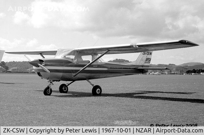 ZK-CSW, Cessna 150G C/N 15065033, Aircraft Hire (NZ) Ltd. (hire to Auckland Flying School Ltd.)