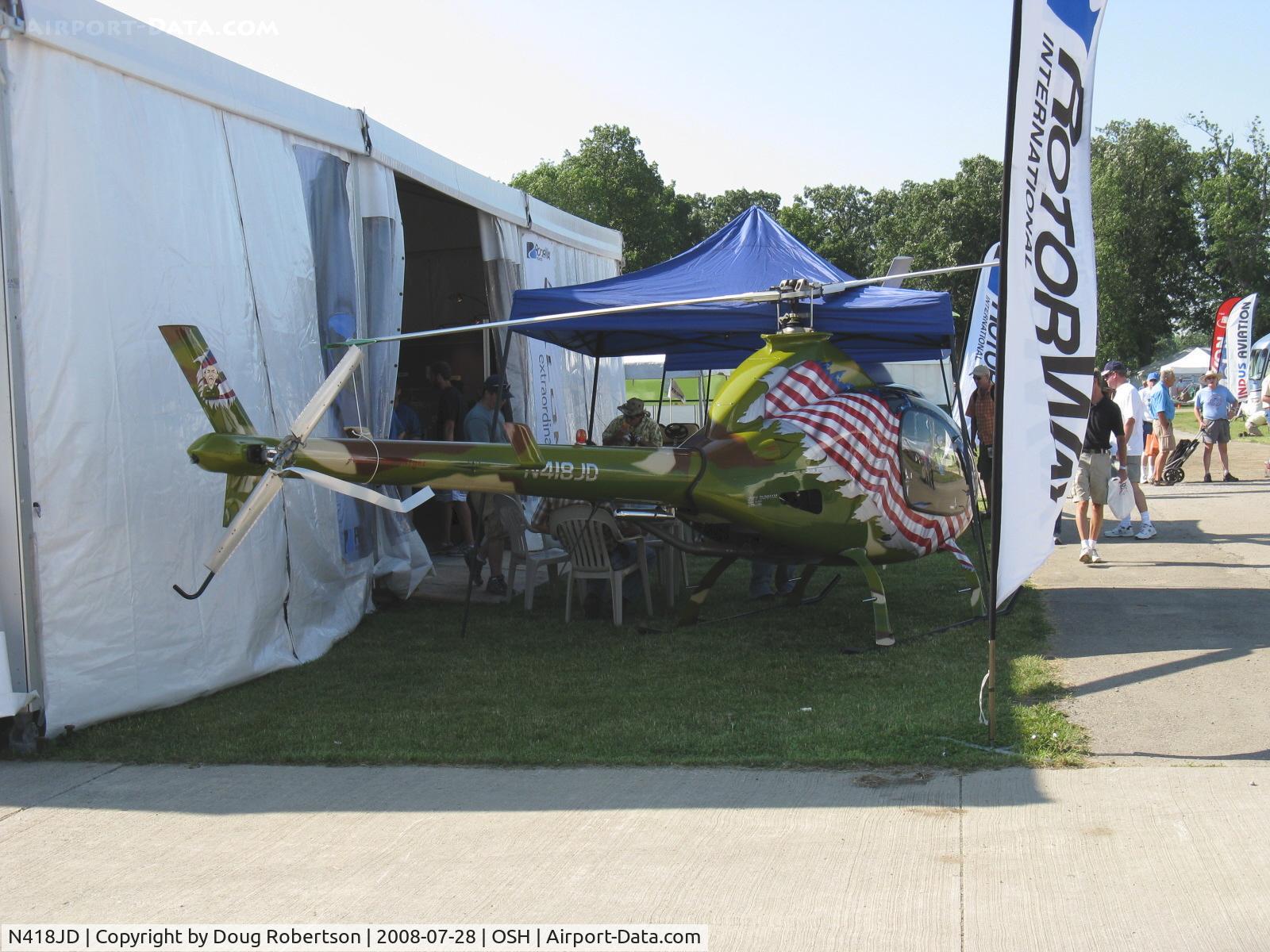 N418JD, Rotorway Exec C/N DUNHAM 1, 1987 Dunham ROTORWAY EXEC, Rotorway AW152 152 Hp