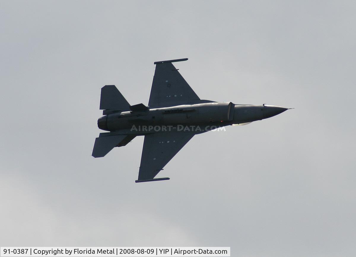 91-0387, 1991 General Dynamics F-16CM Fighting Falcon C/N CC-85, F-16C Falcon