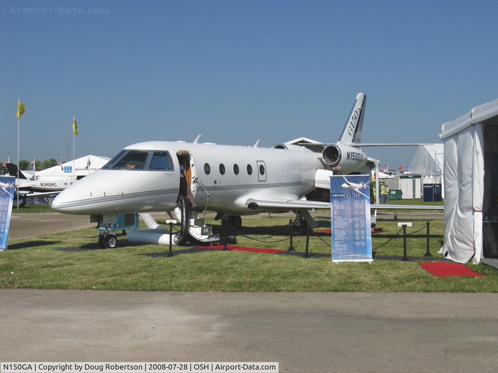 N150GA, 2007 Israel Aerospace Industries Gulfstream G150 C/N 286, 2007 Israel Aircraft Industries GULFSTREAM G!50, two Honeywell TFE731-40AR turbofans 4,250 shp each