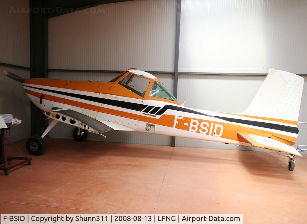 F-BSID, Cessna A188 AgTruck C/N 188-0358, Parked inside Midair hangar...