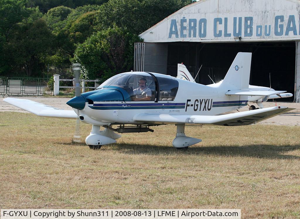 F-GYXU, Robin DR-400-120 Dauphin 2+2 C/N 2494, Rolling for a new light flight