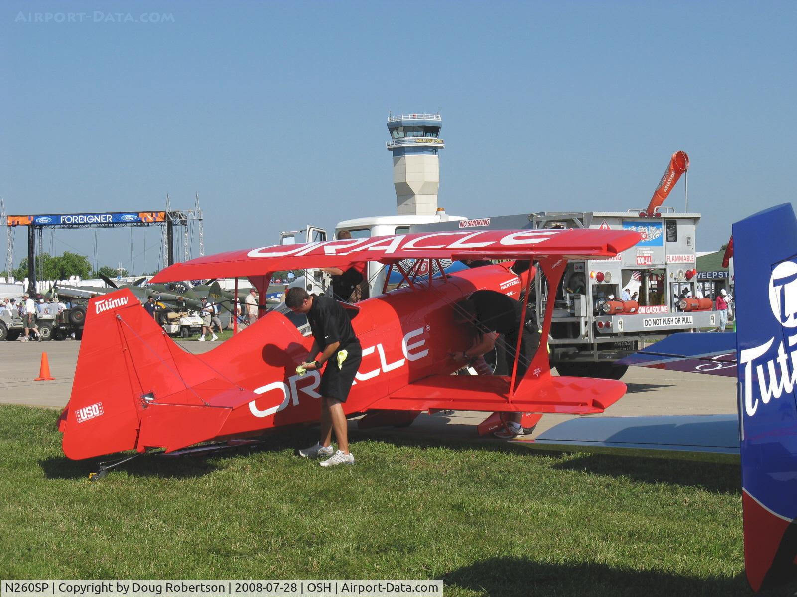 N260SP, 1981 Pitts S-2S Special C/N 1114C, 1981 Oliver PITTS S-2S, Lycoming IO-540, (probably upgraded to AEIO) Sean Tucker's ride.