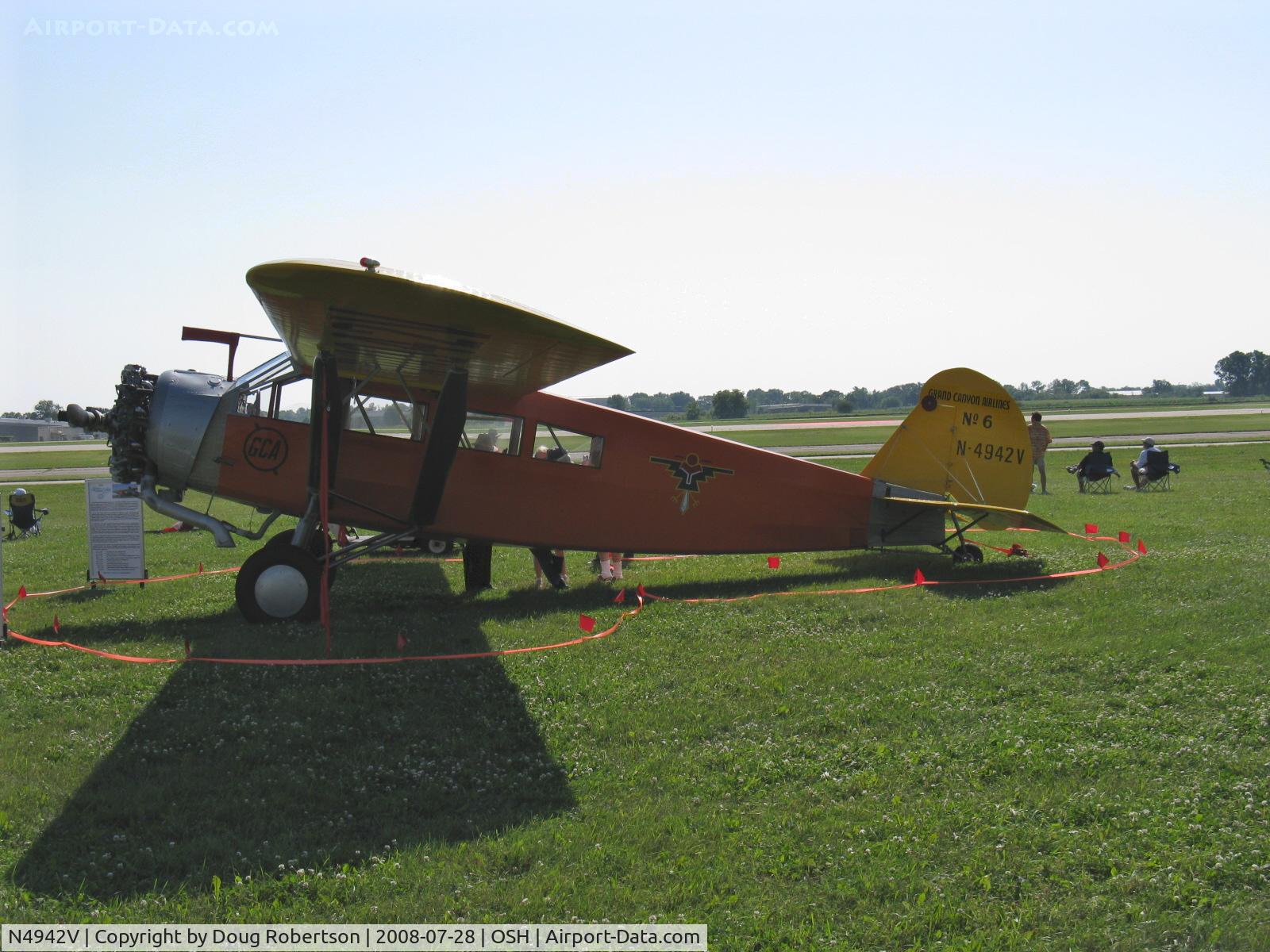 N4942V, 1929 Curtiss-Wright Travel Air A-6000-A C/N 1040, 1929 Curtiss-Wright TRAVEL AIR A-6000-A, P&W R-985 450 Hp