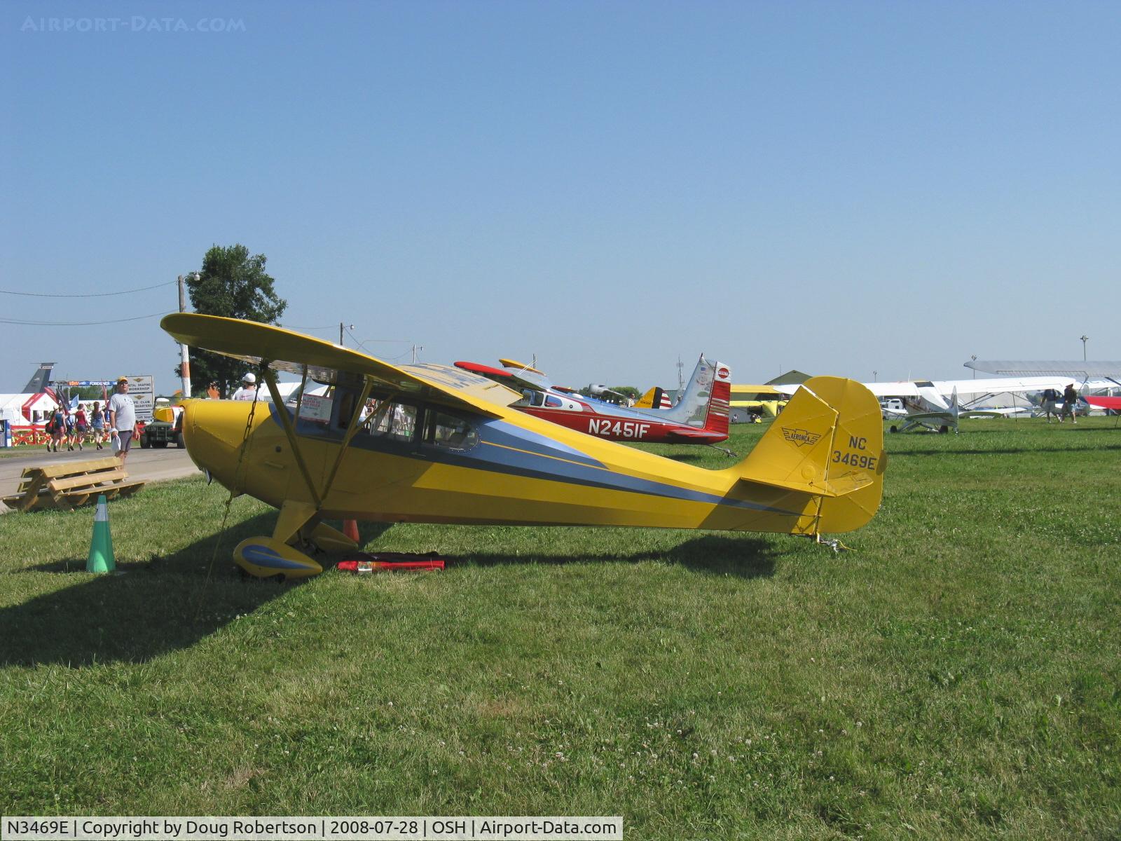 N3469E, 1947 Aeronca 11AC Chief C/N 11AC-1764, 1947 Aeronca 11AC CHIEF, Continental A&C65 65 Hp