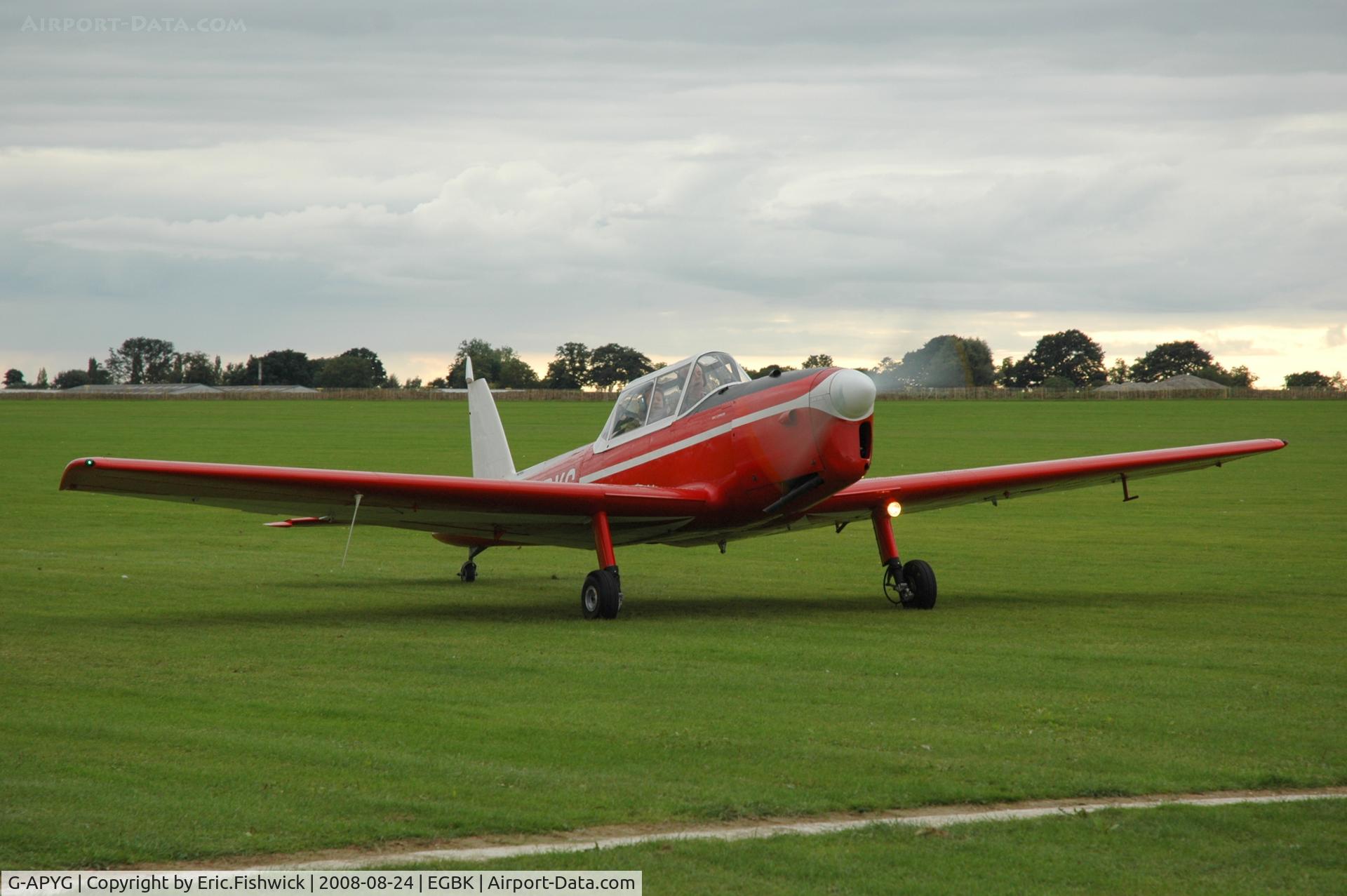 G-APYG, 1950 De Havilland DHC-1 Chipmunk T.10 C/N C1/0060, 3. G-APYG at the Sywell Airshow 24 Aug 2008