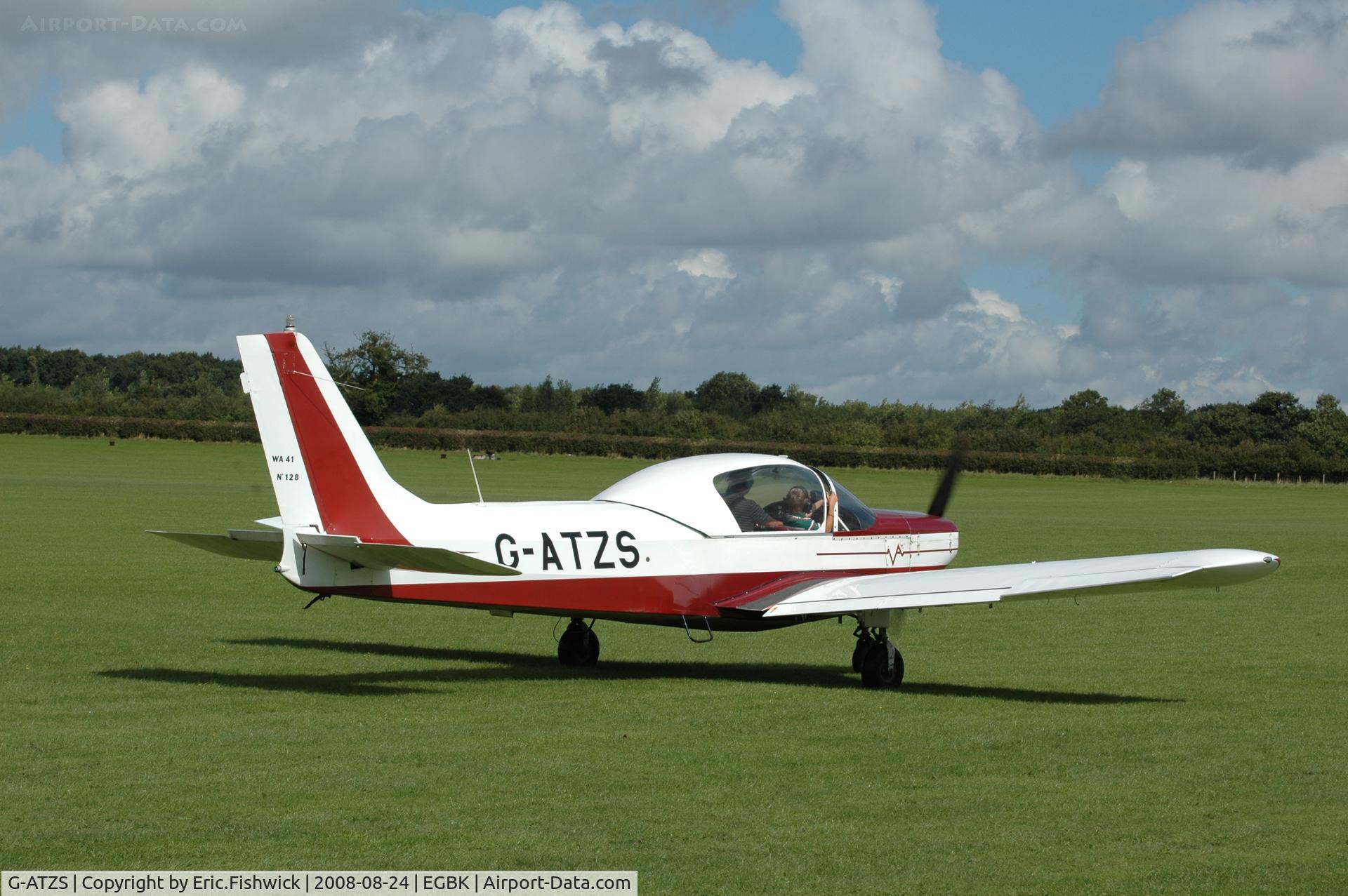 G-ATZS, 1966 Wassmer WA-41 Baladou C/N 128, 2. G-ATZS at the Sywell Airshow 24 Aug 2008