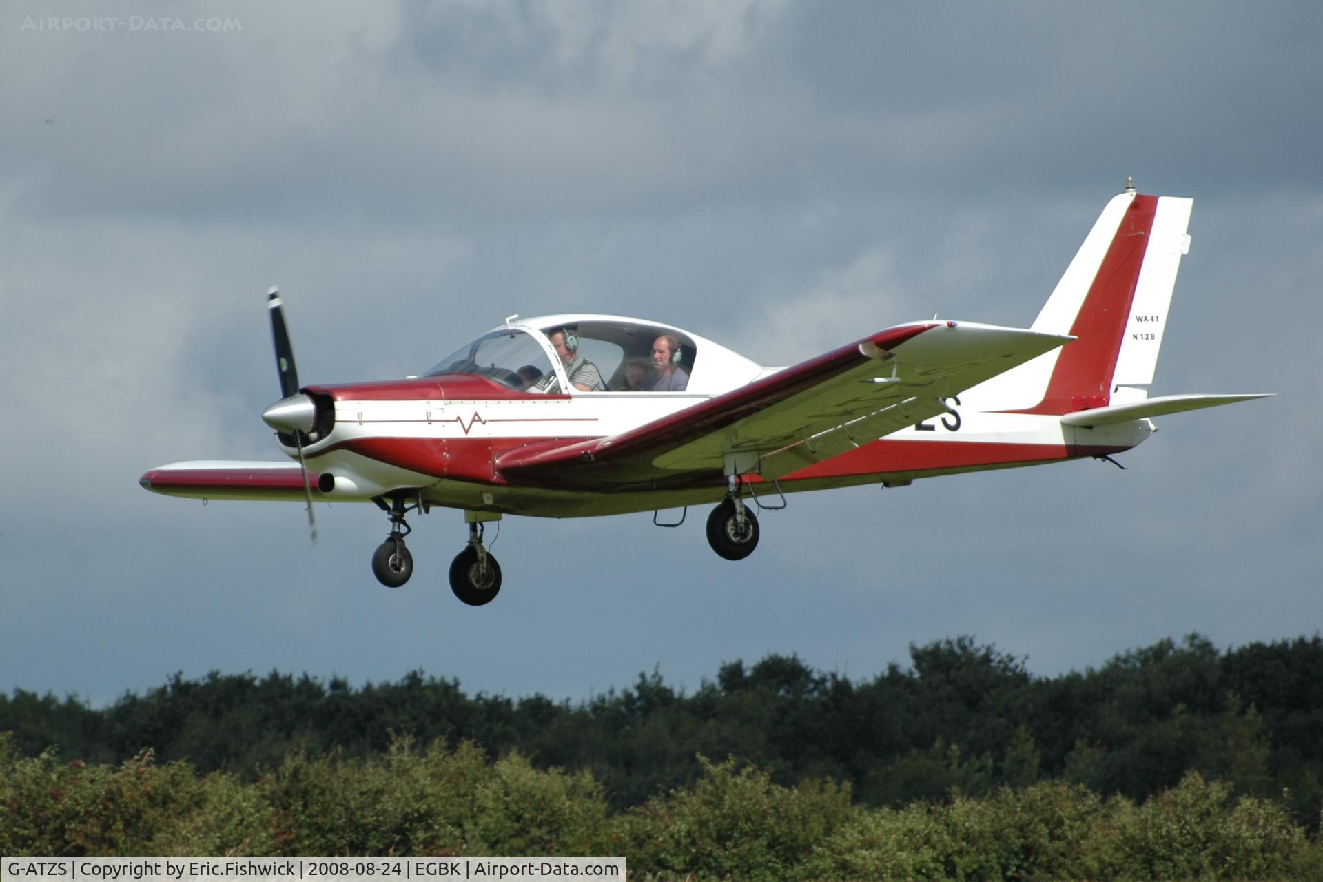 G-ATZS, 1966 Wassmer WA-41 Baladou C/N 128, 4. G-ATZS at the Sywell Airshow 24 Aug 2008
