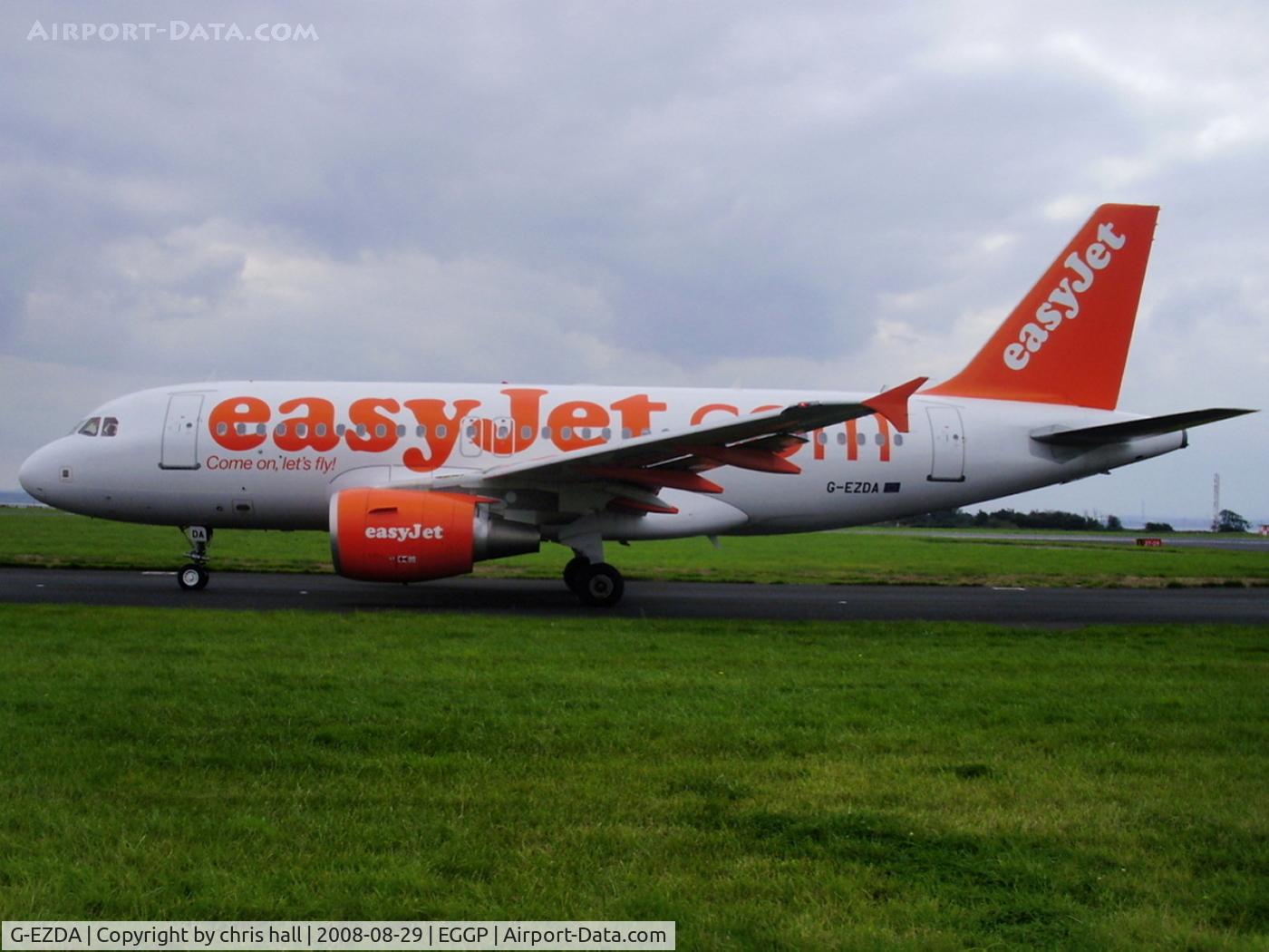 G-EZDA, 2008 Airbus A319-111 C/N 3413, Easijet