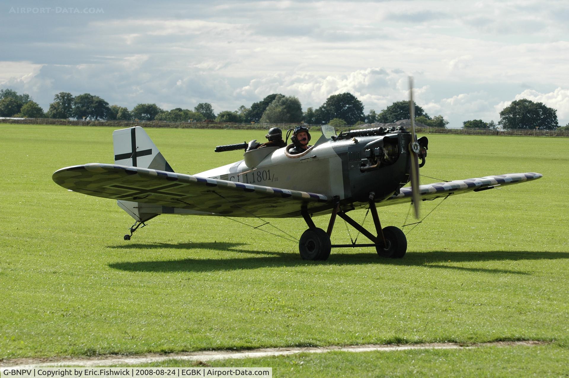 G-BNPV, 1988 Bowers Fly Baby 1A C/N PFA 016-11120, 3. C.L.1.1801.18 at the Sywell Airshow 24 Aug 2008