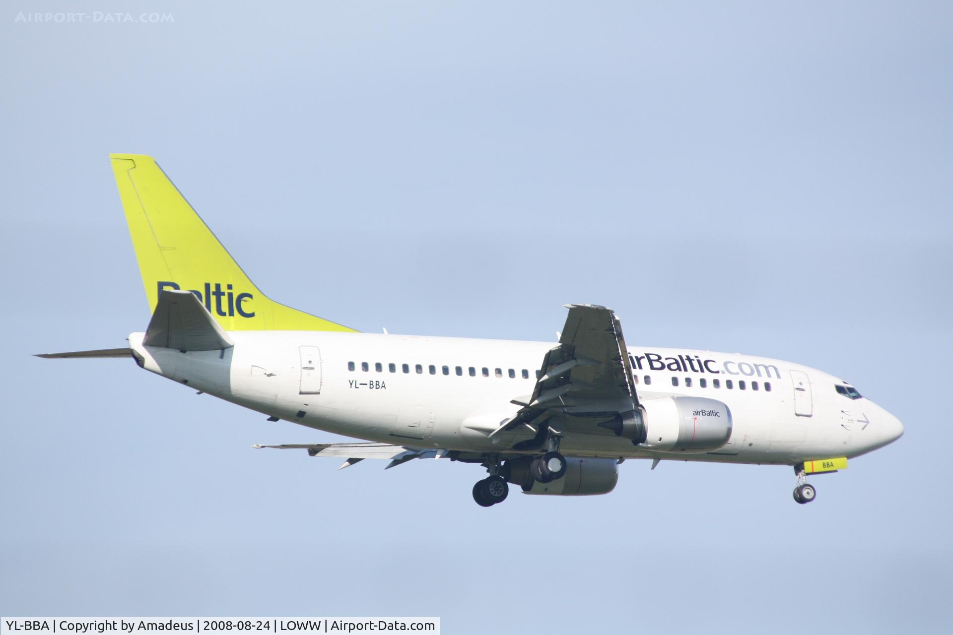 YL-BBA, 1991 Boeing 737-505 C/N 24646, Boeing 737 landing RWY34