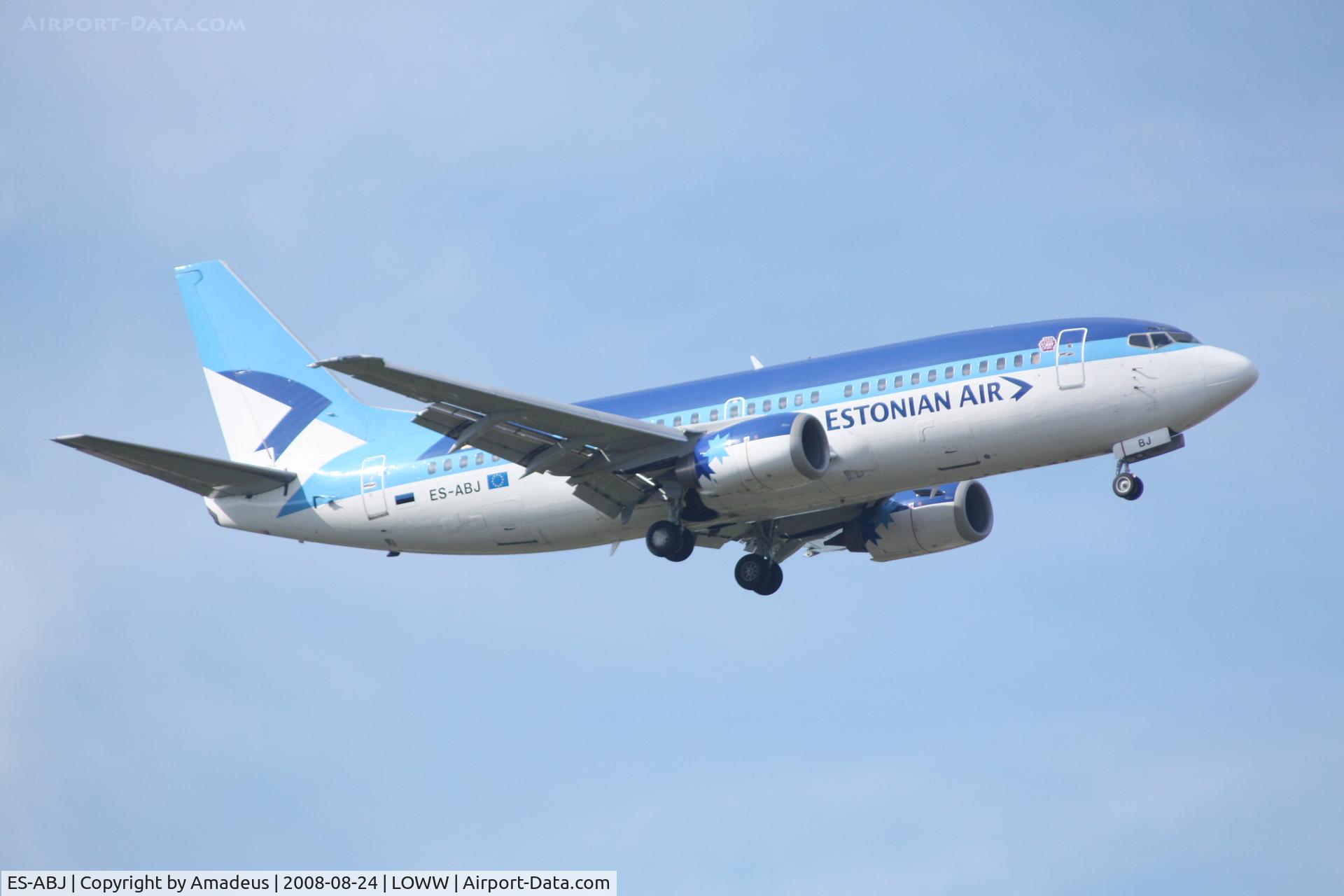 ES-ABJ, 1997 Boeing 737-33R C/N 28873, Boeing 737 landing RWY34