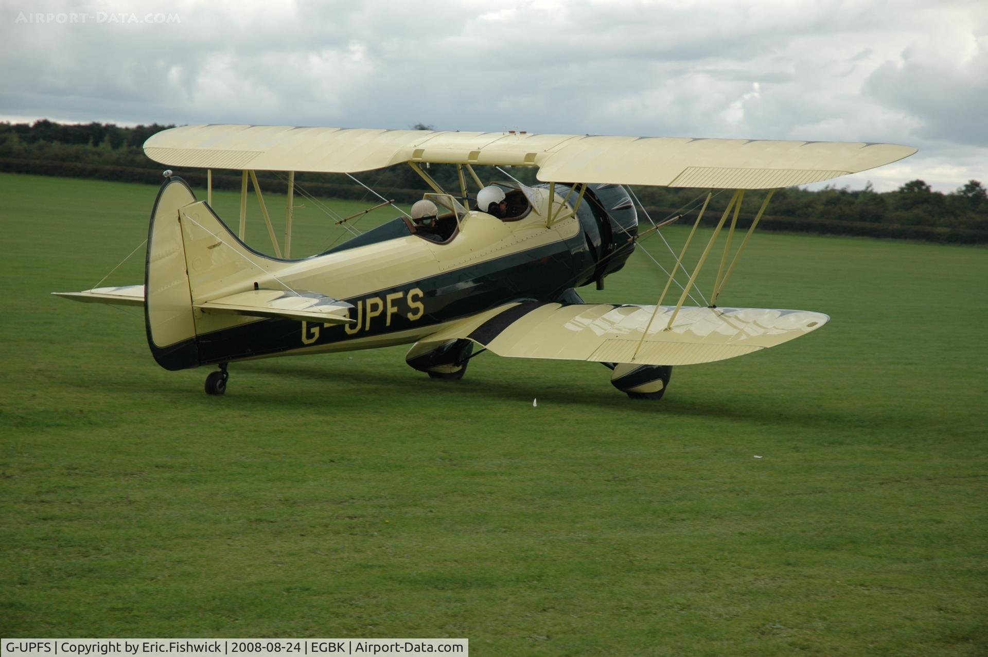 G-UPFS, 1941 Waco UPF-7 C/N 5660, 2. G-UPFS at Sywell Airshow 24 Aug 2008