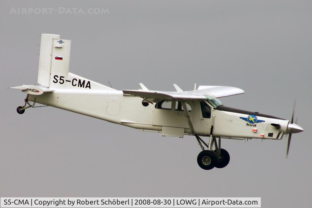 S5-CMA, 1977 Pilatus PC-6/B2-H4 Turbo Porter C/N 791, Many flights today for the local skydivers.