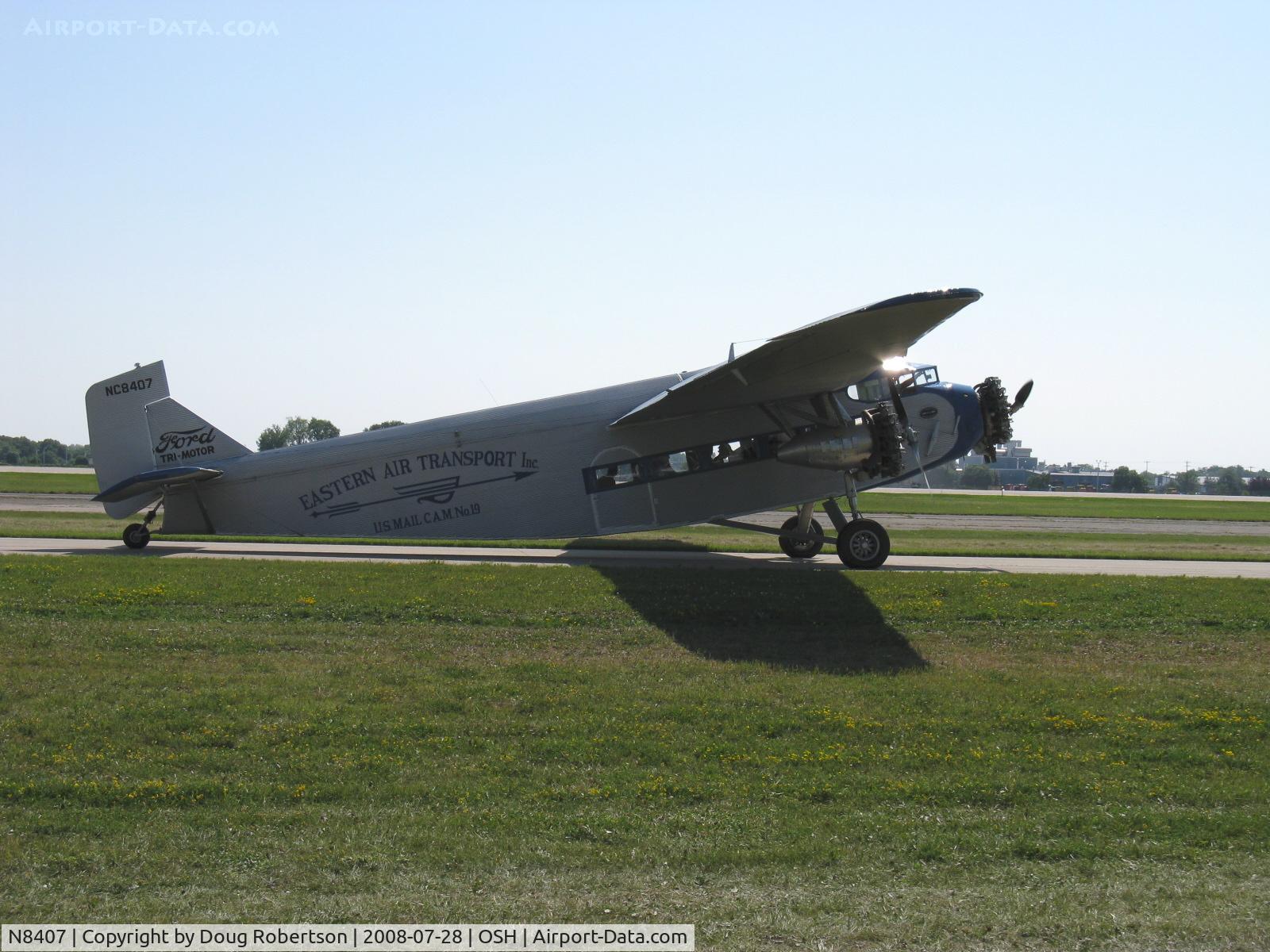 N8407, 1929 Ford 4-AT-E Tri-Motor C/N 69, 1929 Ford 4-AT-E TRIMOTOR, three P&W R-985s 450 Hp each, Multiple certification-selling daily rides @ $55/person