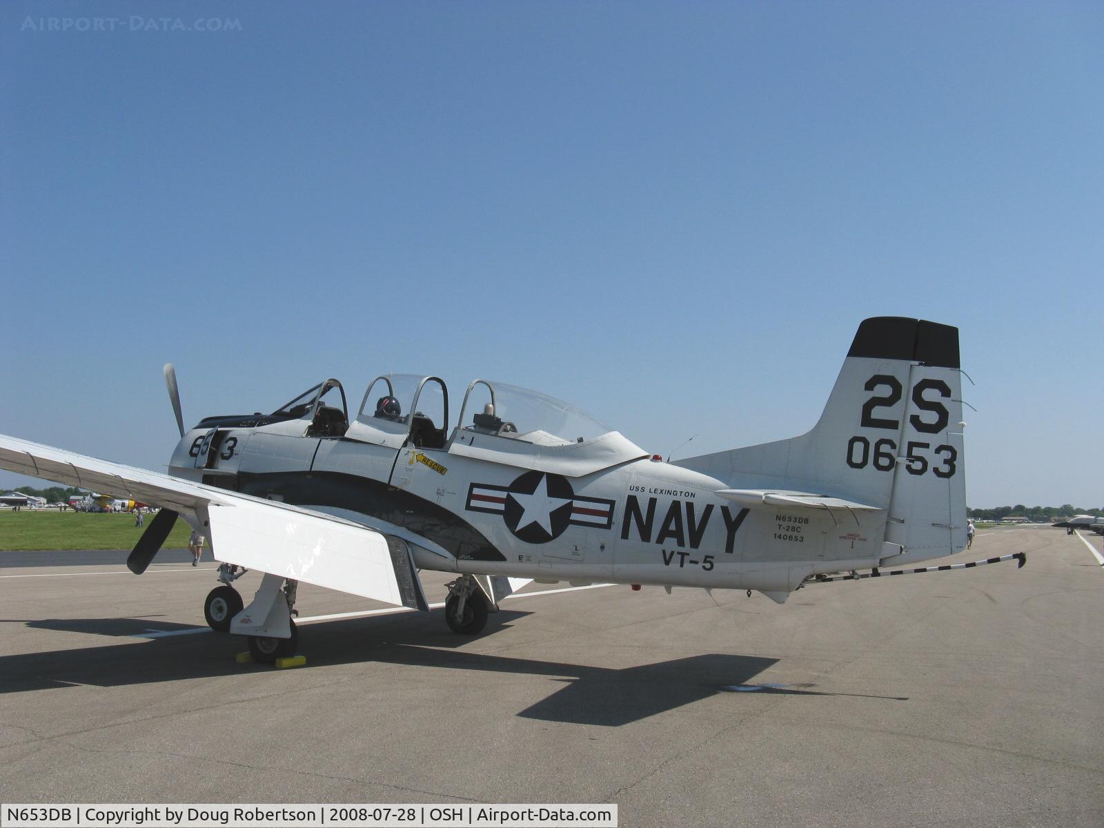 N653DB, 1957 North American T-28C Trojan Trojan C/N 226-230, 1957 North American T-28C 'TROJAN', Wright Cyclone R-1820 1,425 Hp, Multiple certification