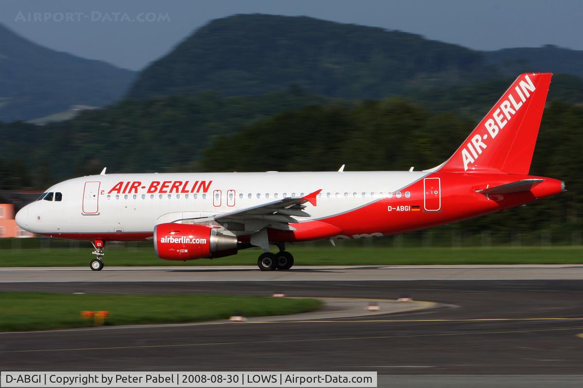 D-ABGI, 2007 Airbus A319-112 C/N 3346, SZG