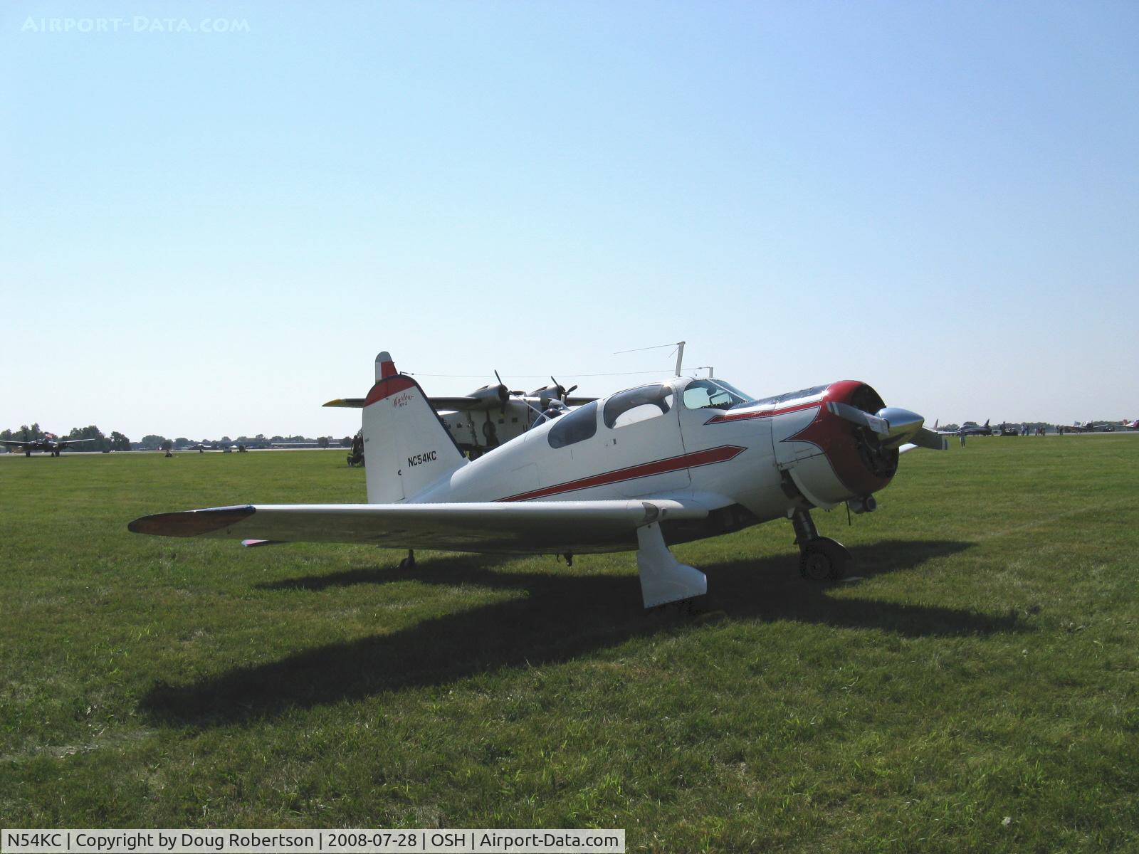 N54KC, 1940 Harlow PJC-2 C/N 3, 1940 Harlow PJC-2, Warner R-550-3 Super Scarab 185 radial, 200 Hp upgrade from original Warner SS 145 Hp, four seat cabin all-metal monoplane rare low production aircraft design by Max Harlow. Ser. #3.