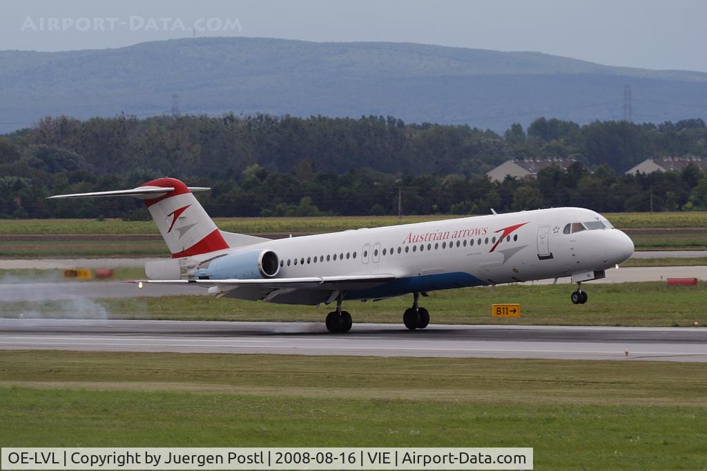 OE-LVL, 1992 Fokker 100 (F-28-0100) C/N 11404, Fokker 100