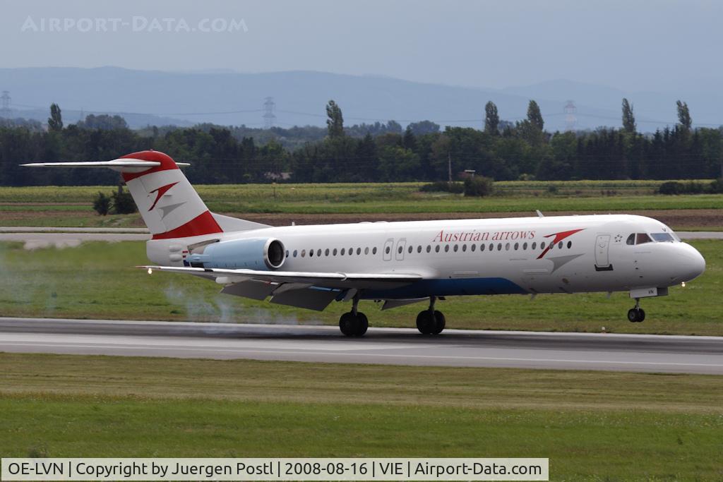 OE-LVN, 1991 Fokker 100 (F-28-0100) C/N 11367, Fokker 100